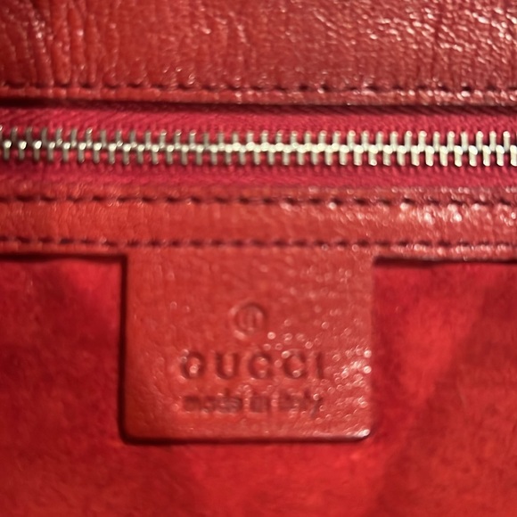 GUCCI x TOM FORD Blondie Calfskin Flap Siren Red Shoulder Bag - Picture 15 of 16